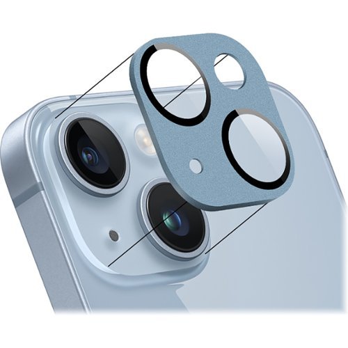 SaharaCase ZeroDamage Camera Lens Protector for Apple iPhone 14 and iPhone 14 Plus (2-Pack) - Blue WORLDWIDE DELIVERY