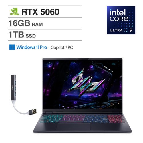 Acer Upgraded Predator Helios Neo 16S AI Laptop 16