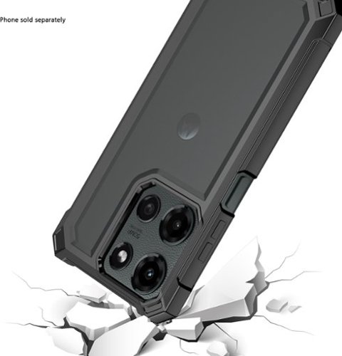 SaharaCase Raider Series GRIP Case for Motorola G 5G (2025) - Black WORLDWIDE DELIVERY