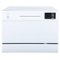 SPT - 21 in. Portable Countertop 120-Volt Dishwasher with 6 Cycles with 6 Place Settings Capacity - White-Front_Standard