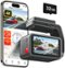 REDTIGER - 4K 2.2’’ Touch Screen Dash Cam , Voice Control , Night Vision , 32GB Card , GPS , WiFi - Black-Front_Standard