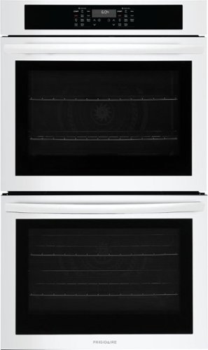 Frigidaire - 30" Built-In Double Wall Oven with Convection Bake and Air Fry - White