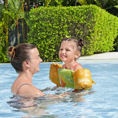 Bestway Puddle Jumper Child Deluxe Life Vest - Orange Fish (For Childred 33-55 lbs) HOW TO BUY