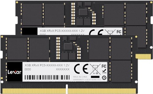 Lexar - DDR5 SODIMM 5600MT/s, C46, 1x16GB - Black