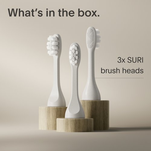 3x SURI Brush Replacement Head in Bio Bag, in a Box - White-Alt_View_Standard_18 