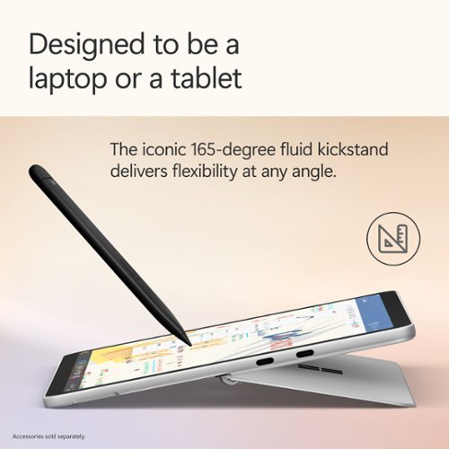Microsoft Surface Pro - 12 Touchscreen - Snapdragon X Plus (8 Core) - 8GB Memory - 256GB UFS - Device Only - Platinum BUY IN EUROPE