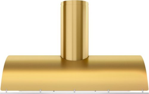 Zephyr - 48 inches - Externally Vented - Shell Range Hood - Gold-Front_Standard 