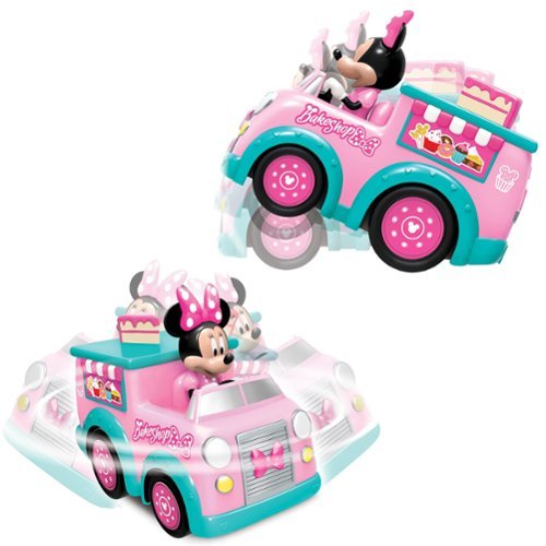 Disney Junior : 9 RC Minnie's Bakeshop Truck, Wheelies & Spins, 2.4 GHz, Ages 3+ GLOBAL SHIPPING