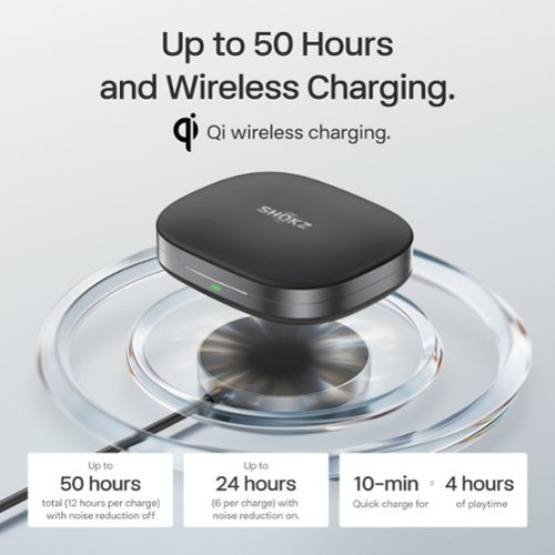 Shokz OpenFit Pro Open-Ear True Wireless Active Noise Reduction Earbuds - Black BUY IN DUBAI