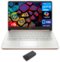 HP - 14 Laptop 14.0 HD (Intel Celeron N4500, 32GB DDR4, 1TB PCIe SSD, Intel UHD, Win 11 Pro) - Pale Rose Gold Natural Silver-Front_Standard