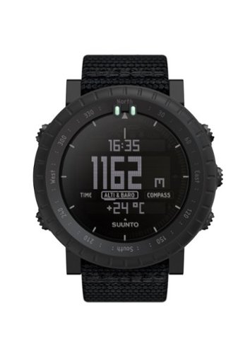SUUNTO Alpha Military Style Tactical Watch with Altimeter, Compass and Barometer - Black INTERNATIONAL SHIPPING