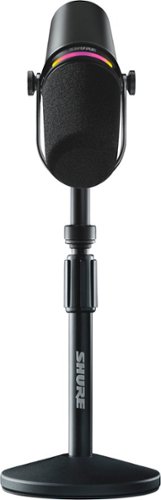 Shure MV7+ USB-C/XLR Dynamic Podcast Microphone Bundle w/Desktop Stand - Black GLOBAL SHIPPING