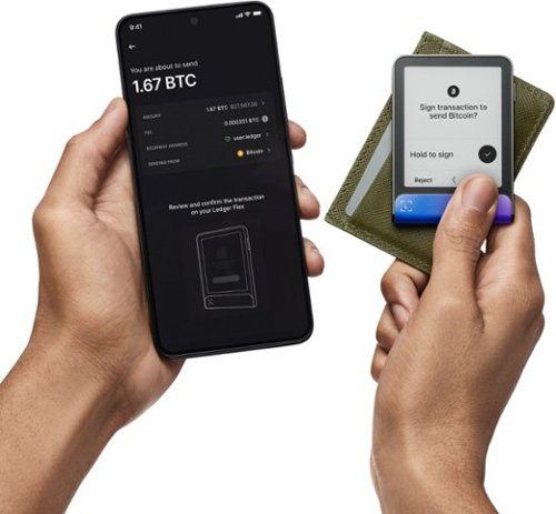 Ledger Flex Crypto Hardware Wallet with Recovery Key - Neptune Blue WORLDWIDE DELIVERY