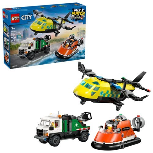 LEGO - City Airplane, Service Truck & Hovercraft Remix 60505