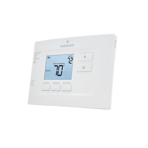 Emerson 70 Series, 7-Day PTAC Digital Programmable Thermostat - White GLOBAL SHIPPING