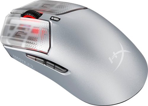 HyperX Pulsefire Haste 2 S Lightweight Wireless Optical Gaming Mouse with RGB Lighting - Wireless - Silver BUY IN EUROPE