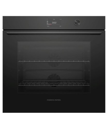 Fisher & Paykel - 30" 4.9 Cu. Ft. Single Oven, 5" Touchscreen w/Dial, Self-Cleaning - Contemporary (Soft - Black