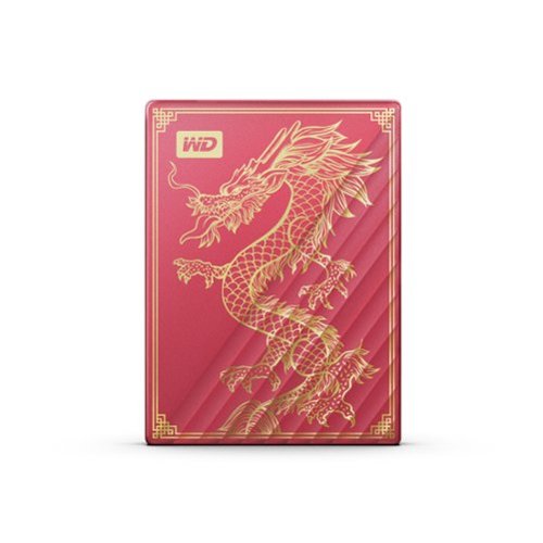 WD 2TB My Passport Ultra, Limited Edition Dragon - Portable Hard Drive - Metal
