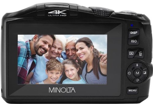 Minolta MND50 4K Video 48.0 Megapixel Digitial Camera - Black GLOBAL SHIPPING