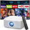 TOPVISION - Portable Mini Projector with Electric Focus Auto Keystone Correction and 1080p Support-Front_Standard