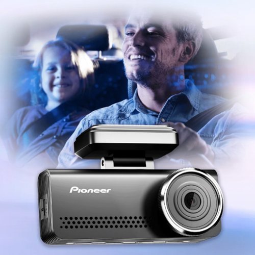 Pioneer Universal Compatibility Car Dash Front and Rear Camera with 8MP UHD 4K Video resolution with in-built GPS and Wi-Fi - Black HOW TO BUY