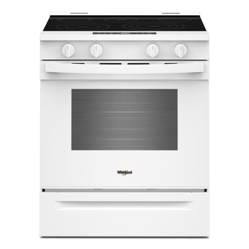 Whirlpool - 5.0 Cu. Ft. Slide-In Electric Range with Air Cooking Technology - White-Front_Standard 
