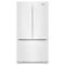 Whirlpool - 25.2 Cu. Ft. French Door Smart Refrigerator with Elevated Deli Drawer - White-Front_Standard