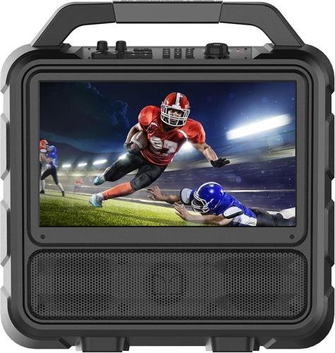 Monster - Portable Entertainment System, 15.6” 1080p Display, 60W Audio - Black-Front_Standard 