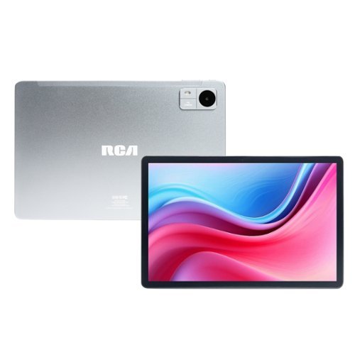 RCA - 10” Tablet MediaTek MT8781/G99, Octa Core, 4GB Memory 64GB Storage, 2 MP Front Camera, 5 MP Rear Camera, Android 14 - RC Gray-Front_Standard 