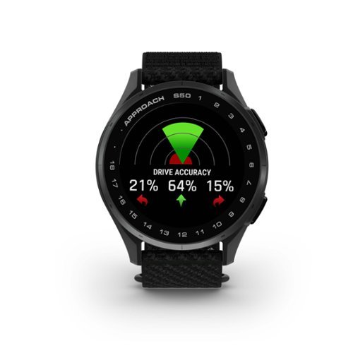 Garmin Approach S50 GPS Smartwatch 43mm Anodized Aluminum - Slate Aluminum Bezel with Black Nylon Band HOW TO BUY