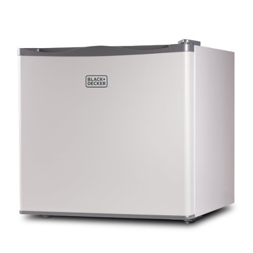 Black+Decker - 1.2 cu.ft. Compact Upright Freezer - White-Front_Standard 