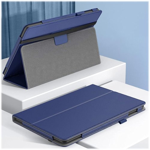 SaharaCase Bi-Fold Folio Case for Amazon Fire HD 10 (2023) - Navy Blue GLOBAL SHIPPING