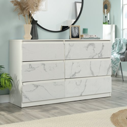Sauder - Hudson Court 6 Drawer Dresser - Sindoori Mango-Front_Standard 