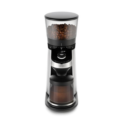 OXO - Brew Burr Coffee Grinder With Scale - Black-Front_Standard 