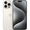 Apple - Refurbished Excellent - iPhone 15 Pro Max 256GB 6.7" 5G Fully Unlocked, Titanium - White-Front_Standard