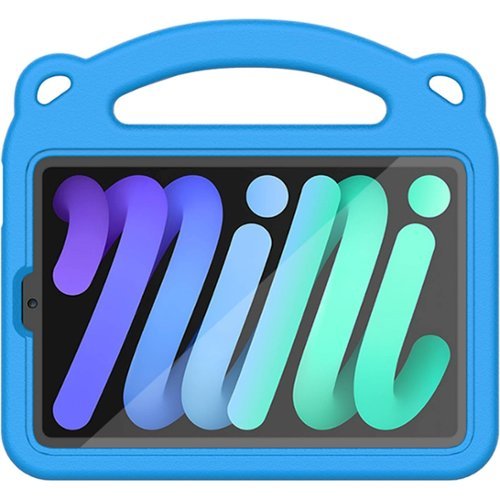SaharaCase Teddy Bear KidProof Case for Apple iPad mini (A17 Pro) and Apple iPad mini (6th Generation 2021) - Blue GLOBAL SHIPPING