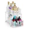 Sorbus - 2 Tier Metal Under Sink Organizer for Bathroom, Kitchen, Strong Steel Mesh Sliding Drawers for Under Sink - White-Front_Standard