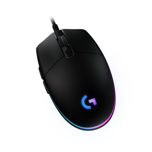  Logitech - G203 LIGHTSYNC Wired Optical Gaming Mouse with 8,000 DPI sensor - Wired - Black