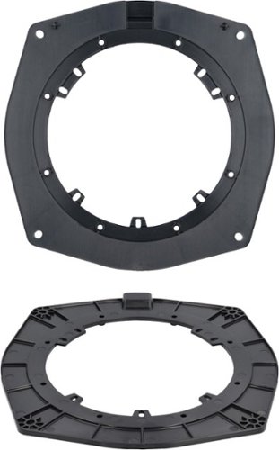 Metra Speaker Adapter Plate for Land Rover 2015-2024 Vehicles (2-Pack) - Black GLOBAL SHIPPING