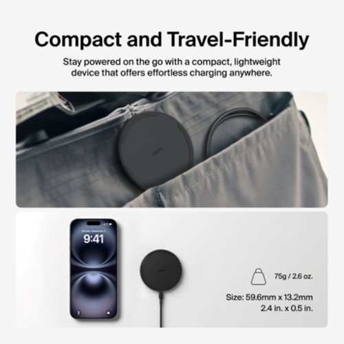 Belkin  Wireless Charging Pad 15W - BoostCharge Qi Charger for Apple iPhone, AirPods, Power Supply and Cable Included - Black HOW TO BUY