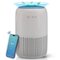 Miko - Smart Air Purifier – App-Controlled, H13 True HEPA, Covers 770 sq. ft., Quiet 3-Stage Filtration - Gray-Front_Standard