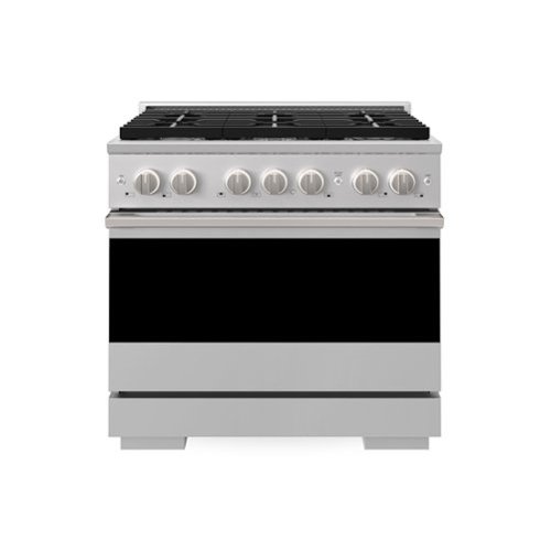 ZLINE - 36 in. 5.2 cu. ft. Marino Freestanding Gas Range with Convection Gas Oven in Stainless Steel with 6 Brass Burners - Stainless Steel