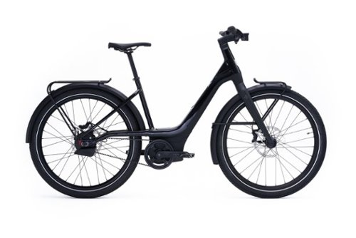 Serial 1 - RUSH/CTY Step-Thru eBike, w/ up to 90mi Max Operating Range & 20mph Max Speed - Small - Black-Front_Standard 