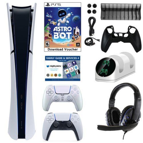 PS5 Digital Astrobot Console with Accessories Kit, Voucher & Extra Dualsense Controller - PlayStation 5-Front_Standard 