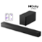 Ultimea - Poseidon M60 Boom 5.1ch Dolby Atmos Sound System, 340W Peak Power, 5 Full-Range Drivers, Wired Subwoofer - Black-Front_Standard