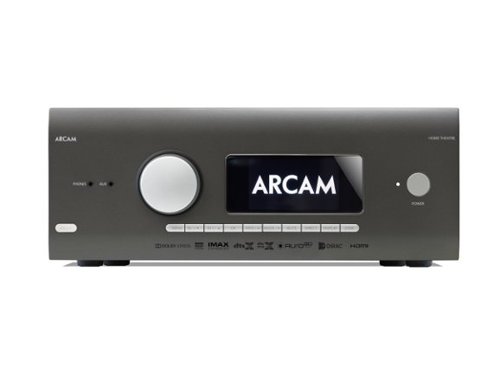 Arcam - AV41 9.1.6-Ch. With Google Cast 8K Ultra HD HDR Compatible A/V Home Theater Preamplifier Processor - Gray
