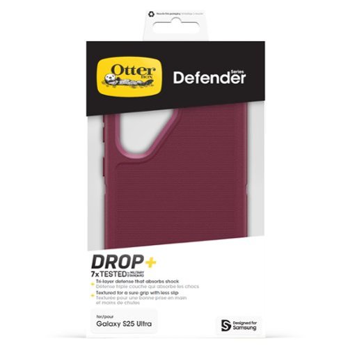 OtterBox Defender Series Pro Hard Shell for Samsung Galaxy S25 Ultra - Pink WORLDWIDE DELIVERY