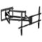 Mount-It! - Full Motion TV Wall Mount with Extra Long Extension for 43″ – 100″ TVs, Full Motion Articulating Bracket - Black-Front_Standard