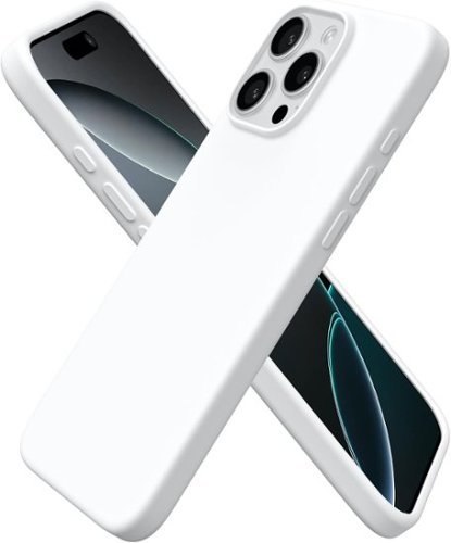 Ornarto - Designed for iPhone 16 Pro Max Case 6.9", Liquid Silicone Full Covered Protective Case - White-Front_Standard 