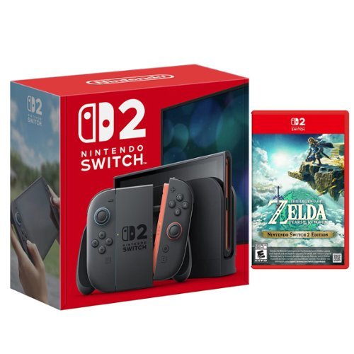 Switch 2 Video Game Console with Legend of Zelda Tears of the